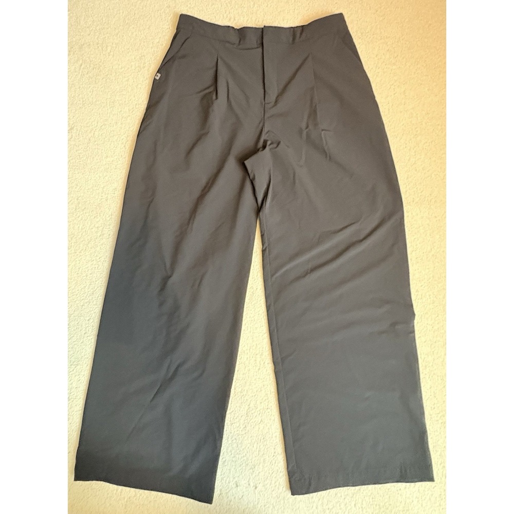 FIGS Pro Woman's High Waisted Black Srub Buttoms Trouser XL/T Tall W23WW2003T